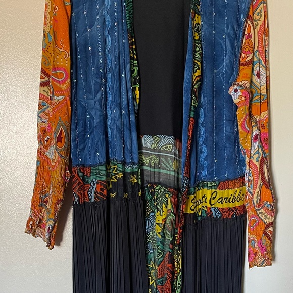 Custom Fleetwood Mac Stevie nicks Rhiannon Fringe Festival Kimono duster coat - Picture 8 of 11